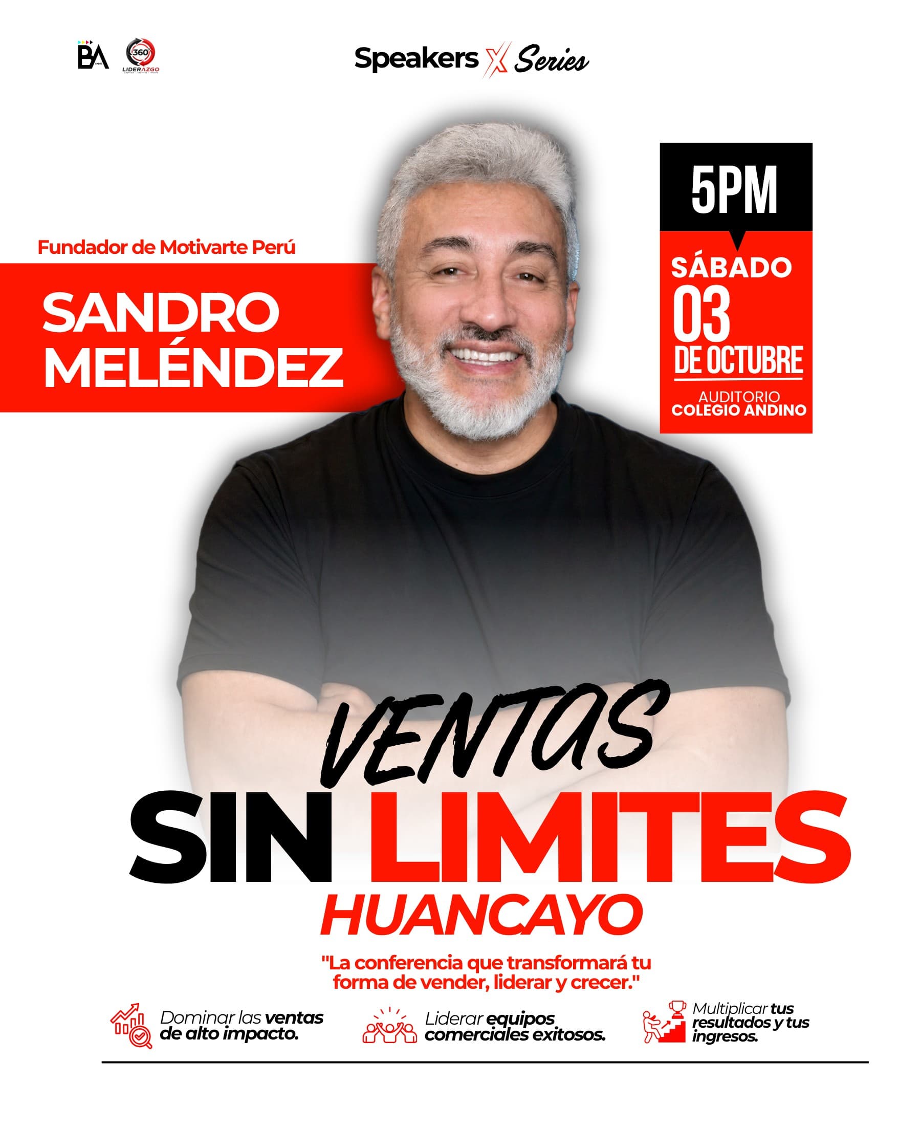 ¡Sandro Meléndez En Huancayo - Ventas Sin Límites!